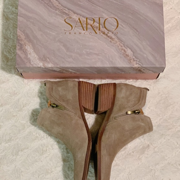 Franco Sarto Suede Ankle Booties - Picture 3 of 4